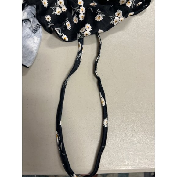 Shein One Shoulder Floral Print Drawstring Dress EUC Women's Size S - Picture 8 of 12